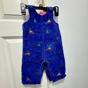 Mud pie size 9-12 months corduroy romper overall onsie